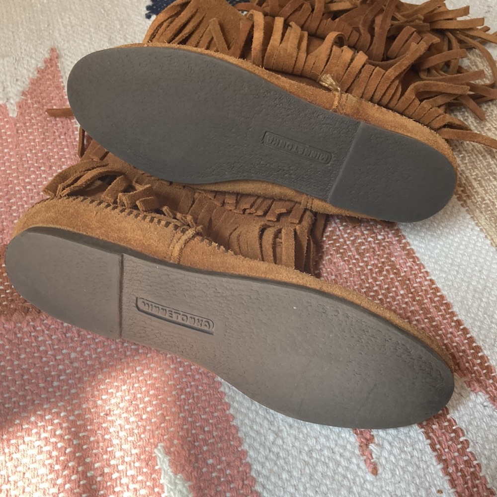 Minnetonka Moccasin 3 Layer Fringe Boot - image 3